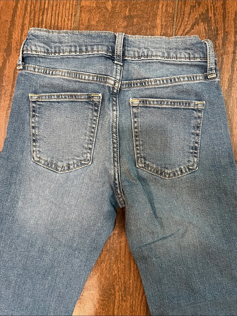 Boys Old Navy Straight Leg Jeans in Black and Blue Denim